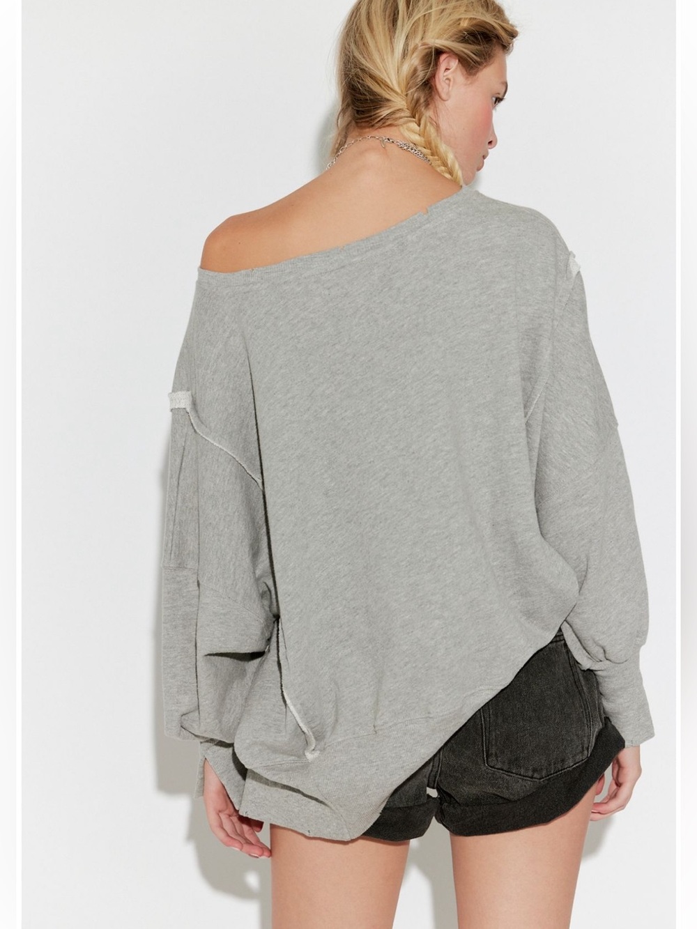 We The Free Heather Gray Camden Sweatshirt